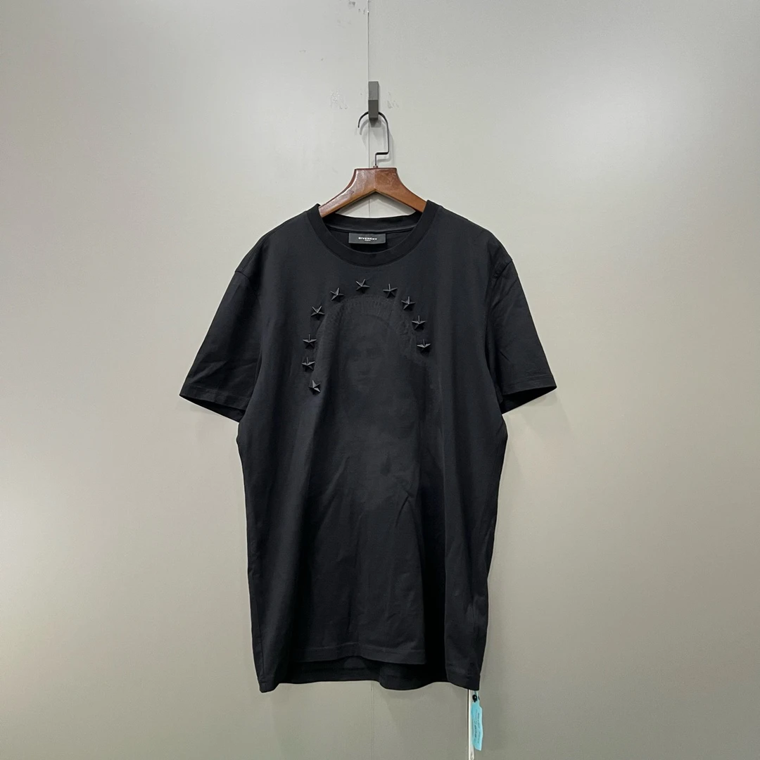Givenchy 纪梵希 圣母铆钉短袖 M码/95新/公价3500/无配件 fg2