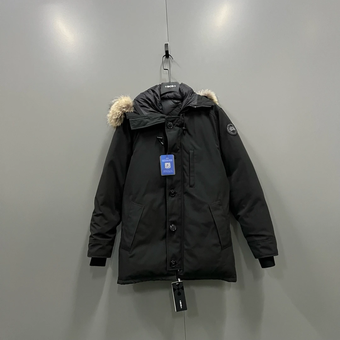 Canada Goose 加拿大鹅 黑标 黑色派克羽绒服 M码/95新/公价12000