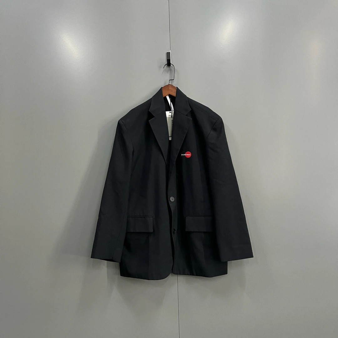 Balenciaga 巴黎世家 圆环刺绣logo西服 34码/95新/公价13800