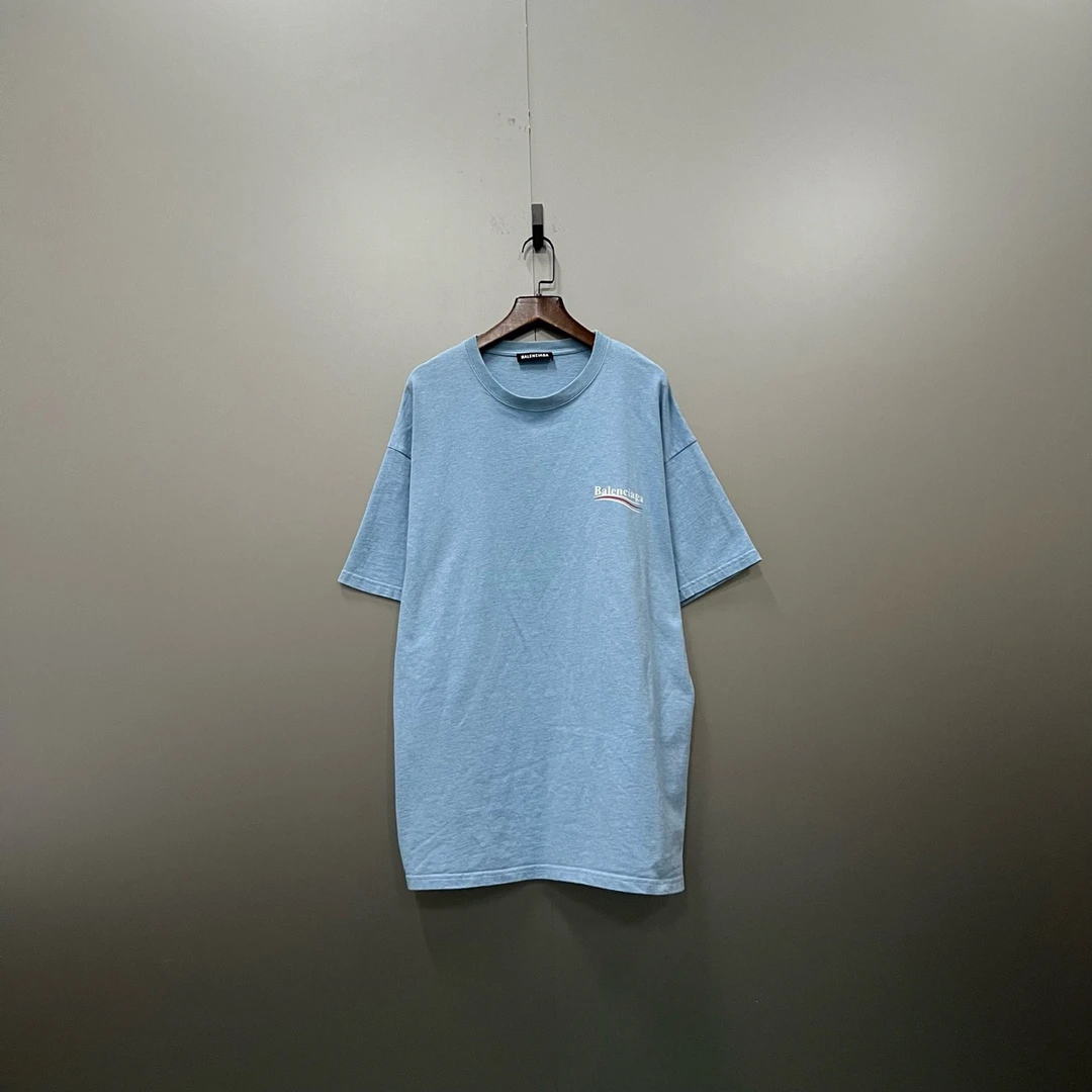 Balenciaga 巴黎世家 蓝色可乐短袖 M码/95新/公价5300/无配件 jm