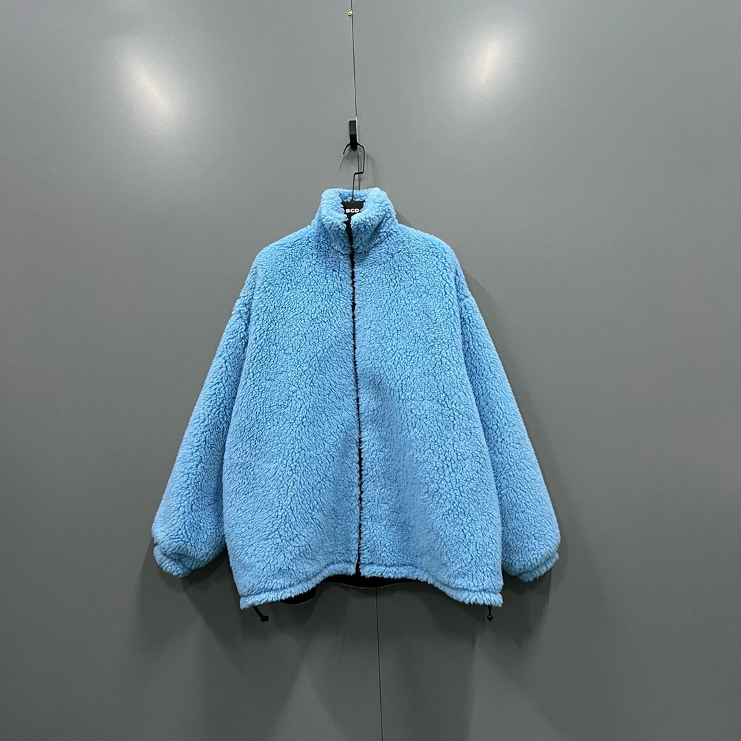 Balenciaga 巴黎世家 浅蓝色泰迪夹克 36码/99新/公价2.2w/吊牌