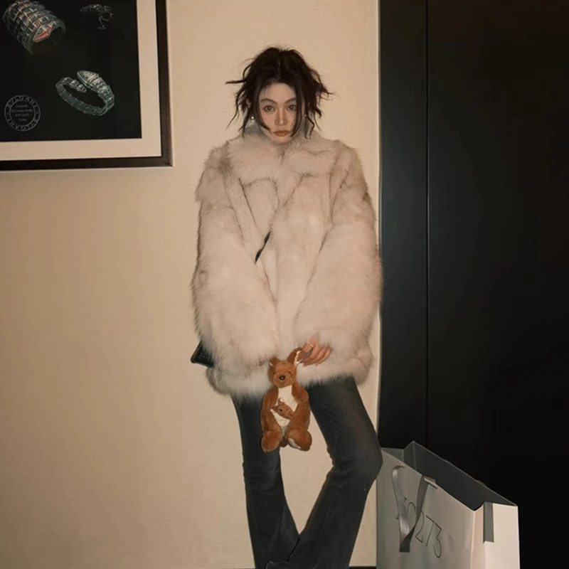 神明少女2024新款高级感毛绒外套女冬季防寒上衣女装33388#