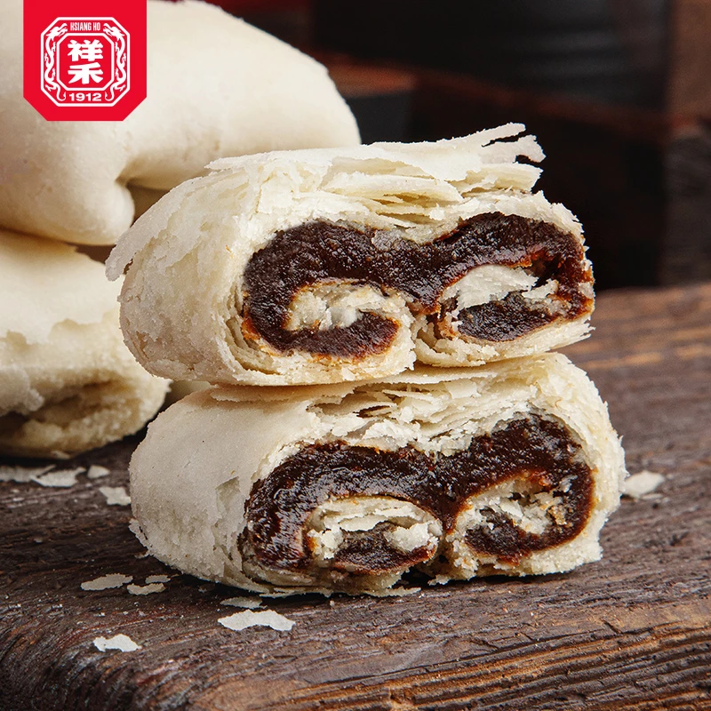 【祥禾三宝】年货送礼镇店三宝贵妃饼500g+枣泥卷250g+奶酥80g D