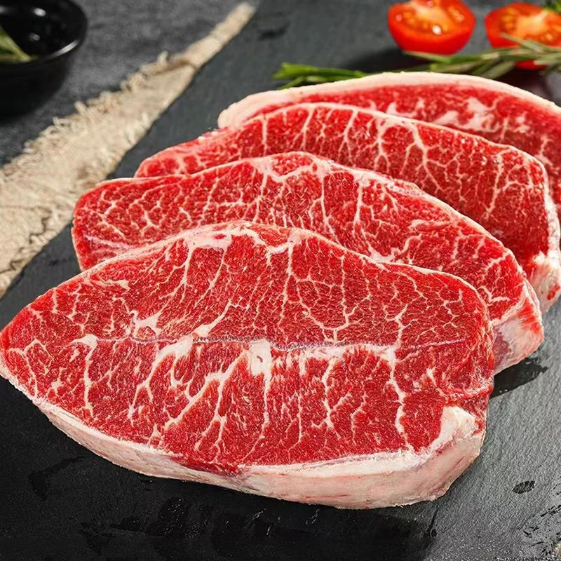 澳洲黑安格斯牛麦黑牛谷饲板腱牛排烤肉火锅片现切现称重1000g起