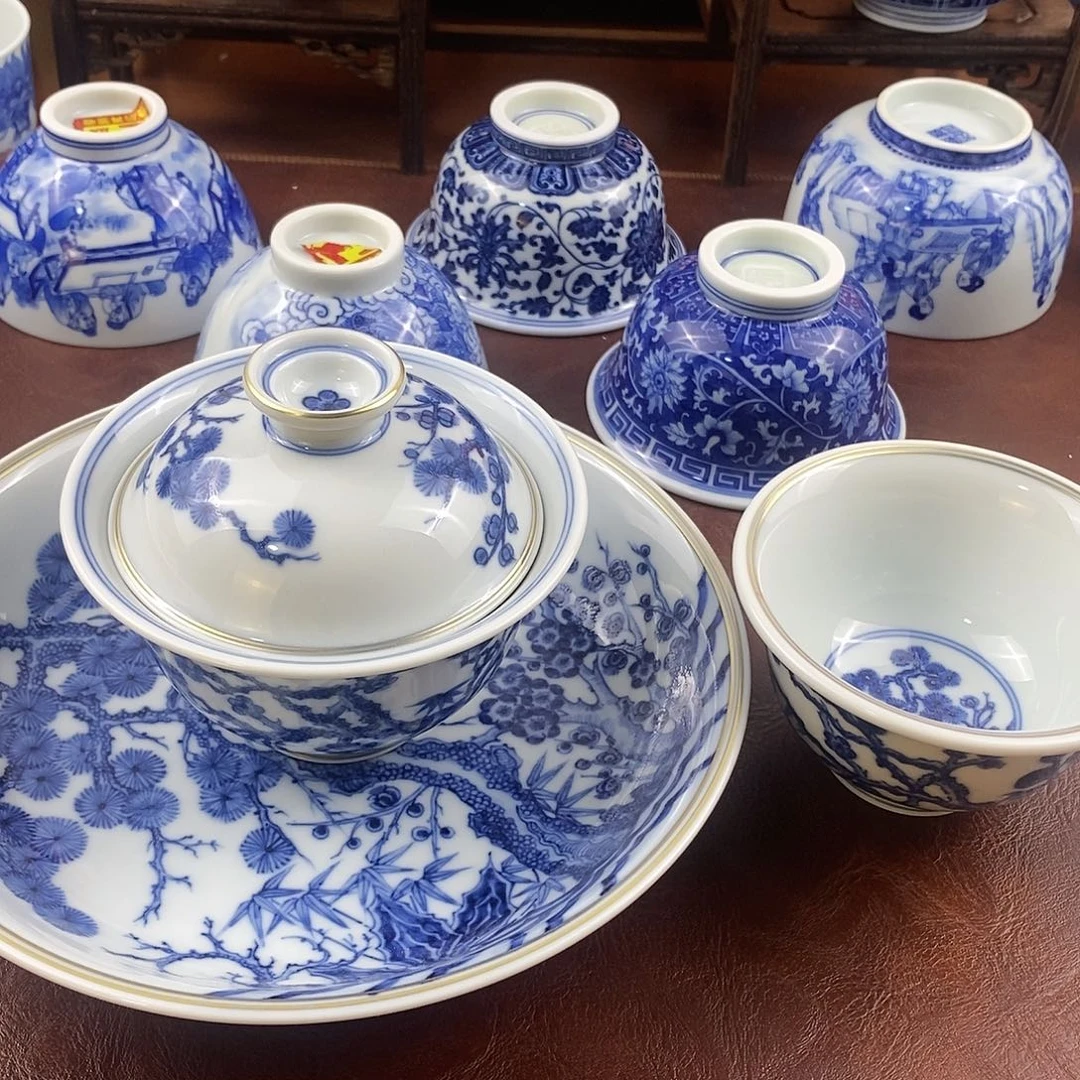 杯Q**人现代景德镇全手工全手绘茶具1688888