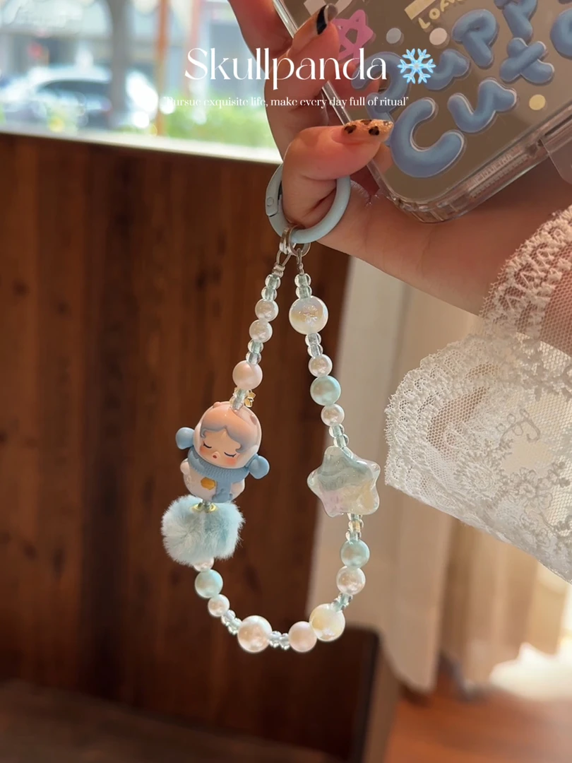 【1912】冰雪sp潮玩手机壳挂件DIY饰品包挂饰创意个性可爱手机链