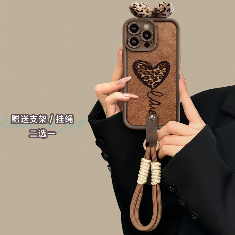 适用于苹果16华为OPPO小米VIVO高颜值个性皮纹LJ阶梯手机壳AA0190