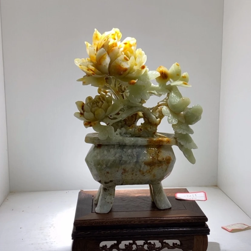 【闪购商品】蛇纹石玉(覆膜)珠宝奇石未镶嵌