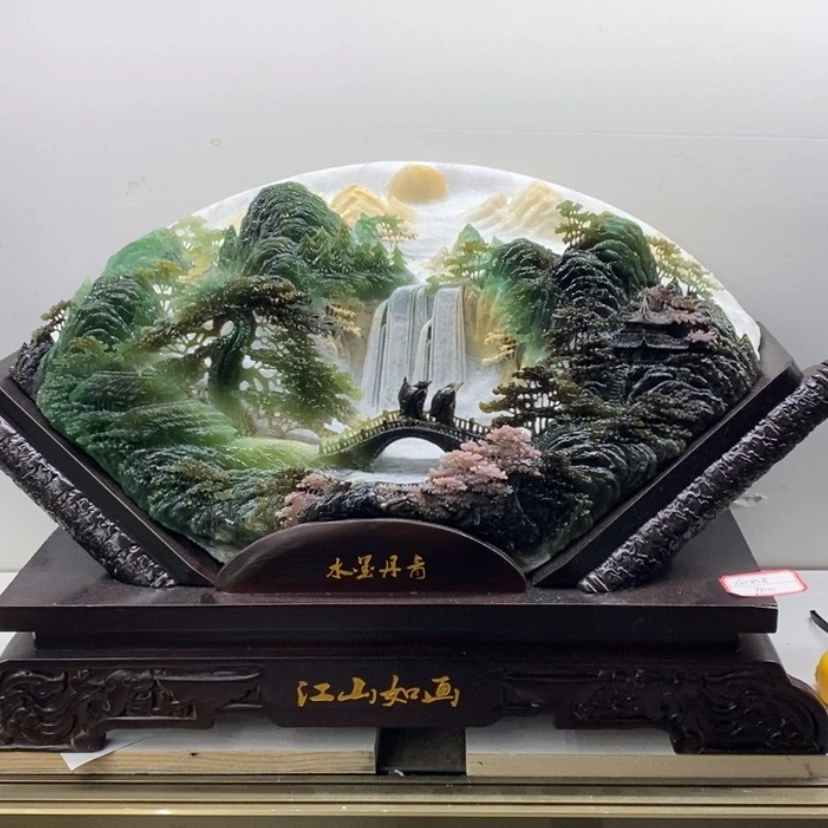 【闪购商品】绿泥石云母质玉(岫岩玉)珠宝奇石未镶嵌