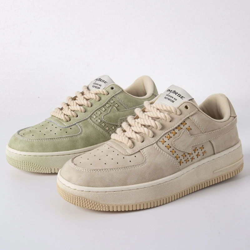 潮流街头板鞋复古做旧情侣款休闲鞋CA-0224 （3L）9.27