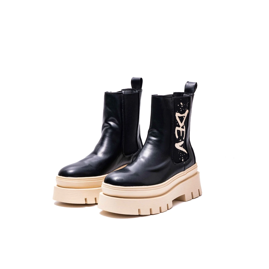 厚底休闲马丁靴英伦风切尔西短靴 CA-0754