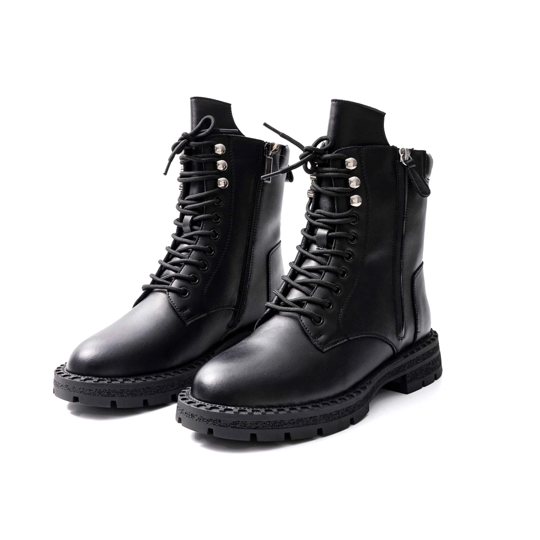 女士冬季个性小众休闲加绒短靴 CA-0663