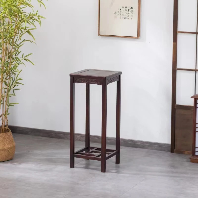 客厅花架玄关摆件架置物架盆景架茶室禅意阳台花几