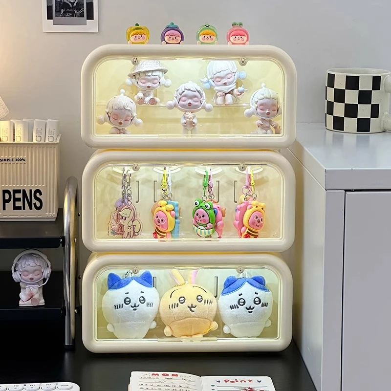 盲盒展示架挂墙手办乐高摆件萌粒钥匙扣手串吧唧玩偶挂件收纳架