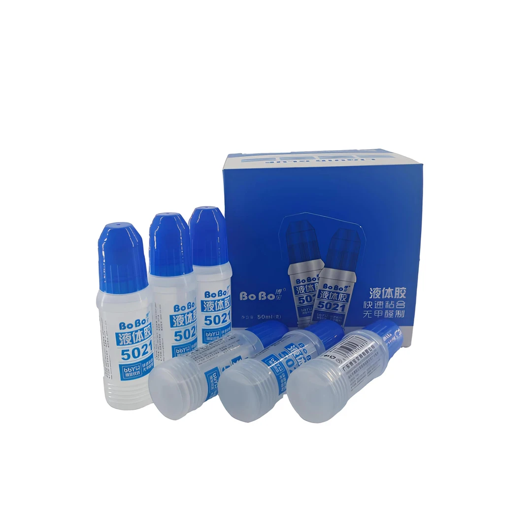 博宝5021胶水 16支/盒优选无甲醛粘合