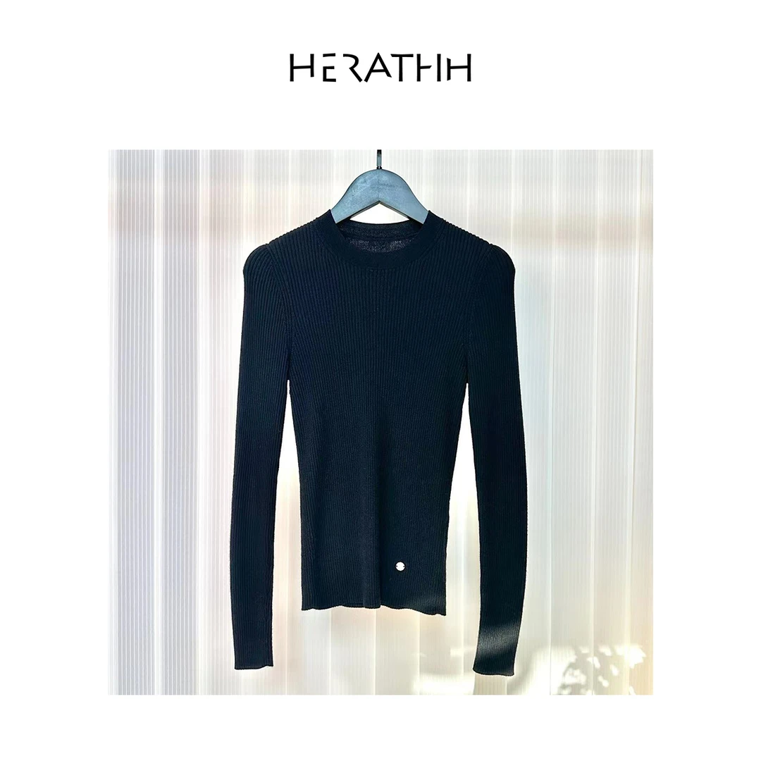HERA'德国扬子90s精仿羊毛长袖打底长袖针织衫