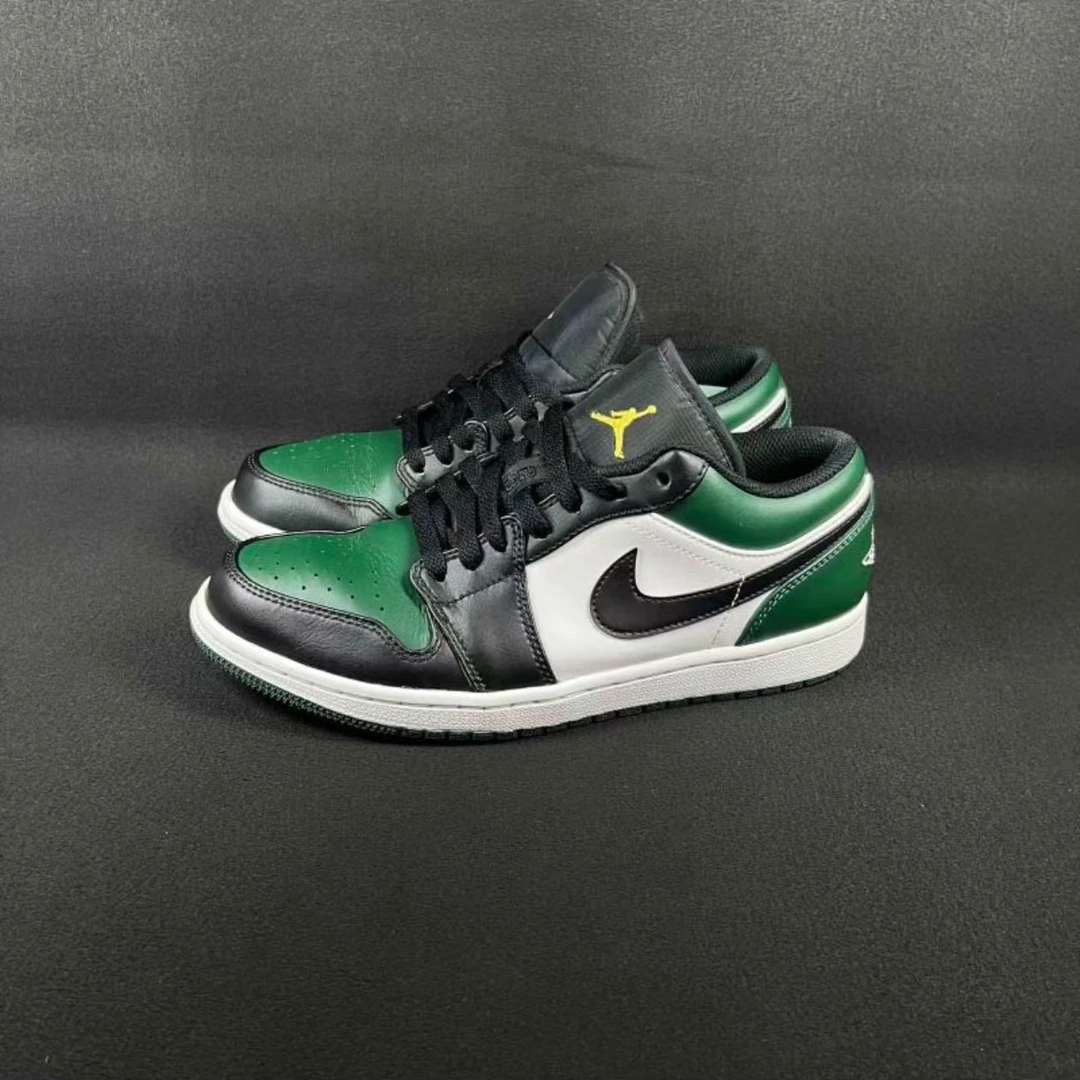 41码 二手 Jordan low  黑绿脚趾 553558-371 （D461）