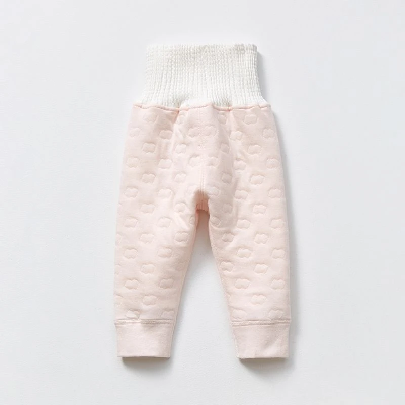 宝宝保暖裤秋冬薄夹棉无骨秋裤春秋款a类打底内穿婴儿高腰护肚裤