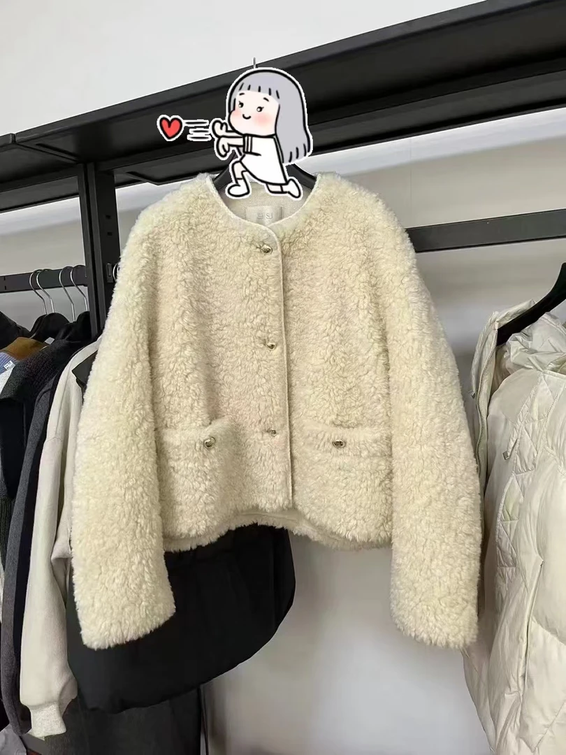 KIMI订单羊圈圈短款外套AW241112