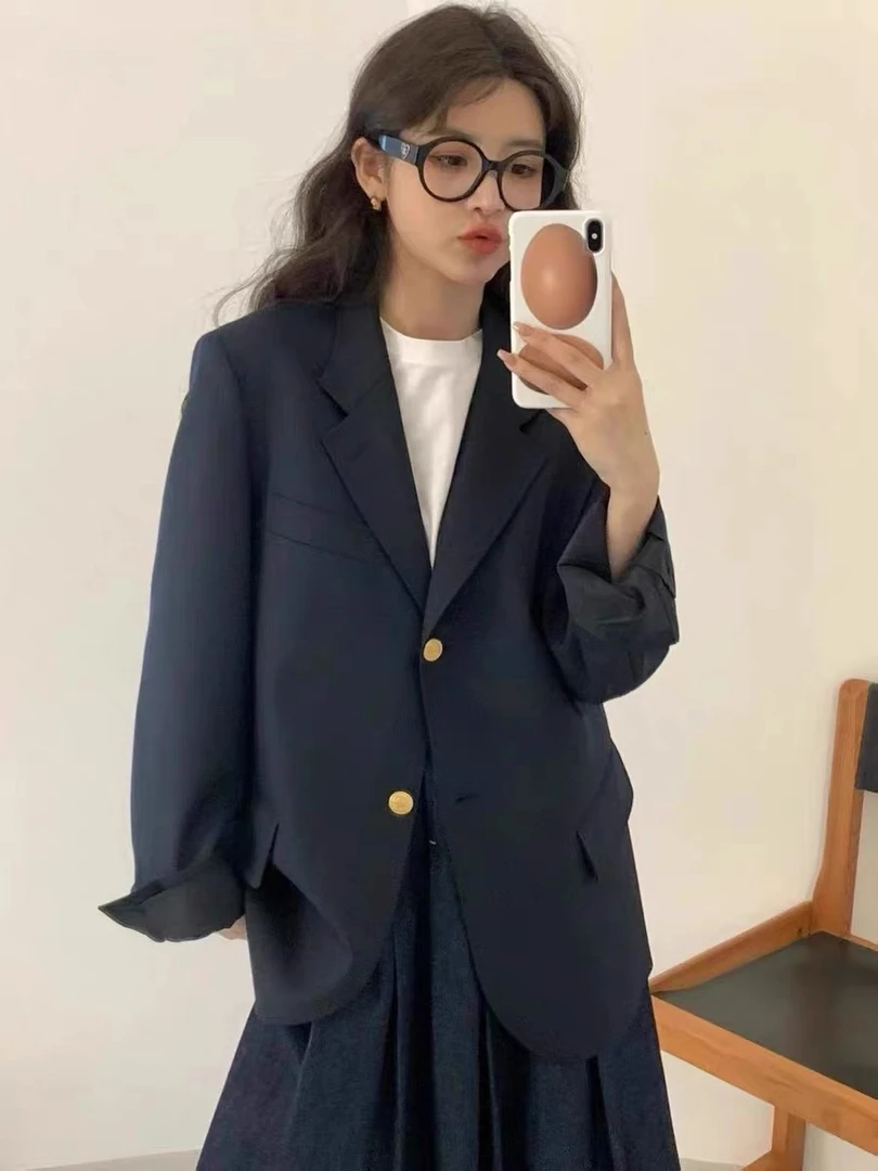 AW241394    egg鸡蛋家进口面料100%羊毛金扣西服