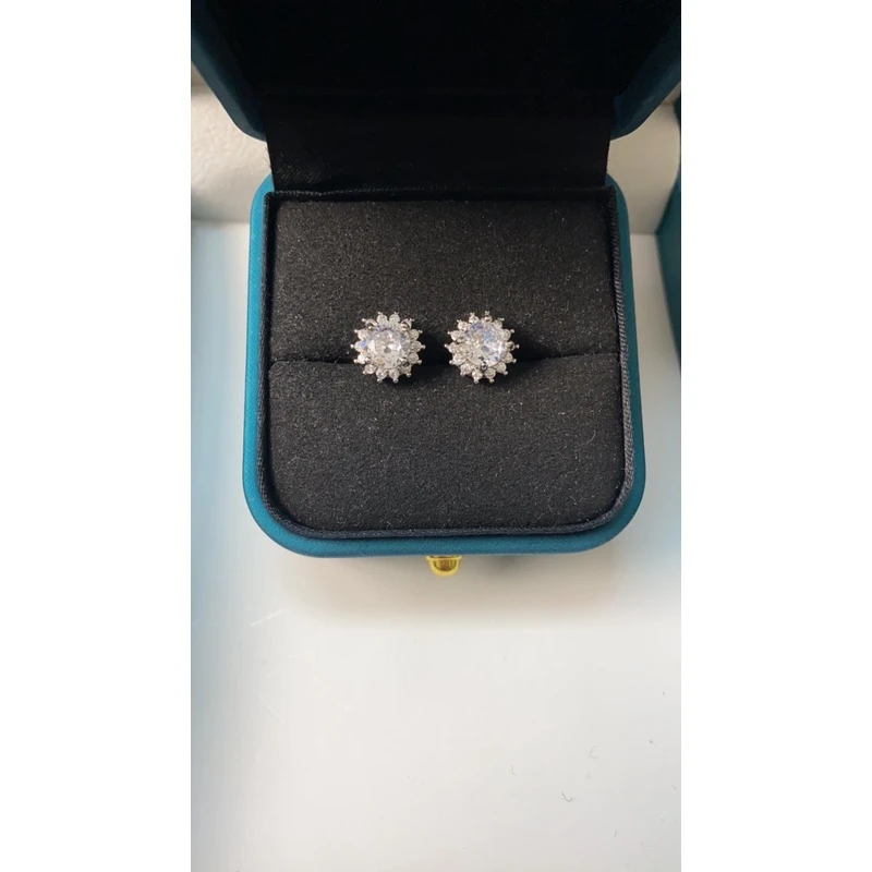 耳饰 【白璧无瑕 阳春白雪】耳钉 GDJ0856