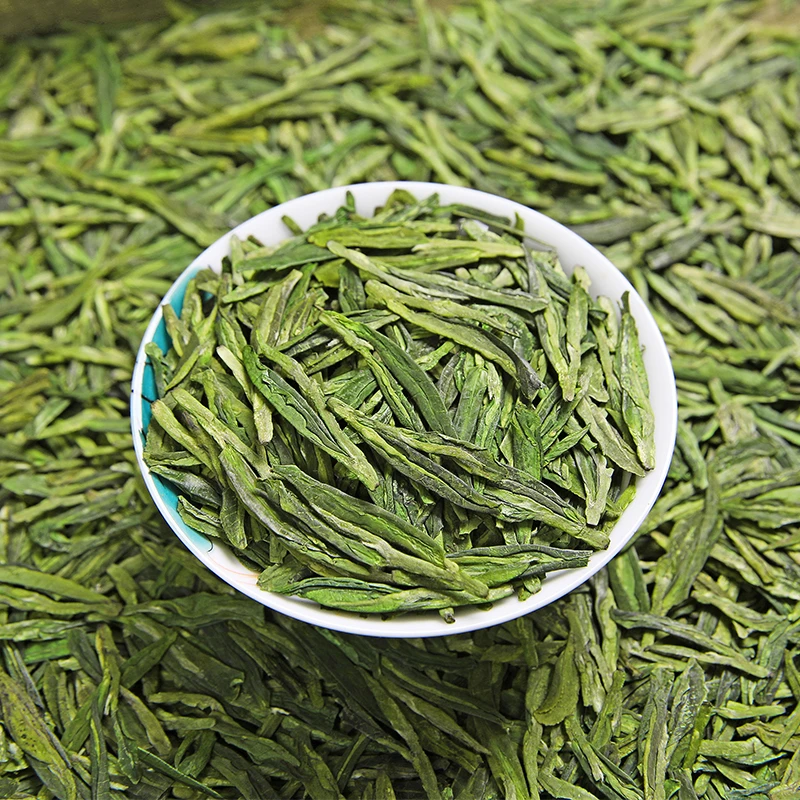 【寒露茶龙型扁茶绿茶】2023年新茶春茶龙43号扁茶散装茶叶