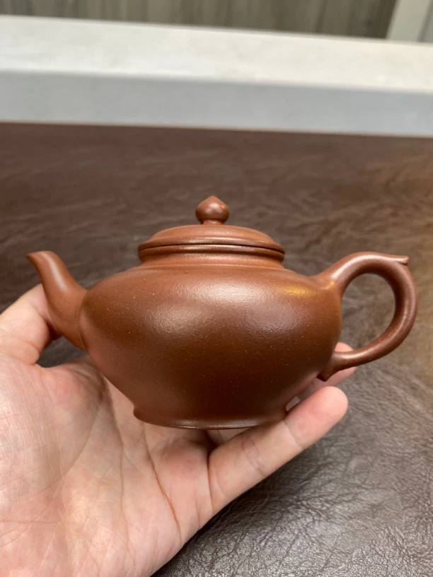 笑樱红泥水平壶莲子壶紫砂壶手工制作纯手工茶壶笑樱壶茶具全手工