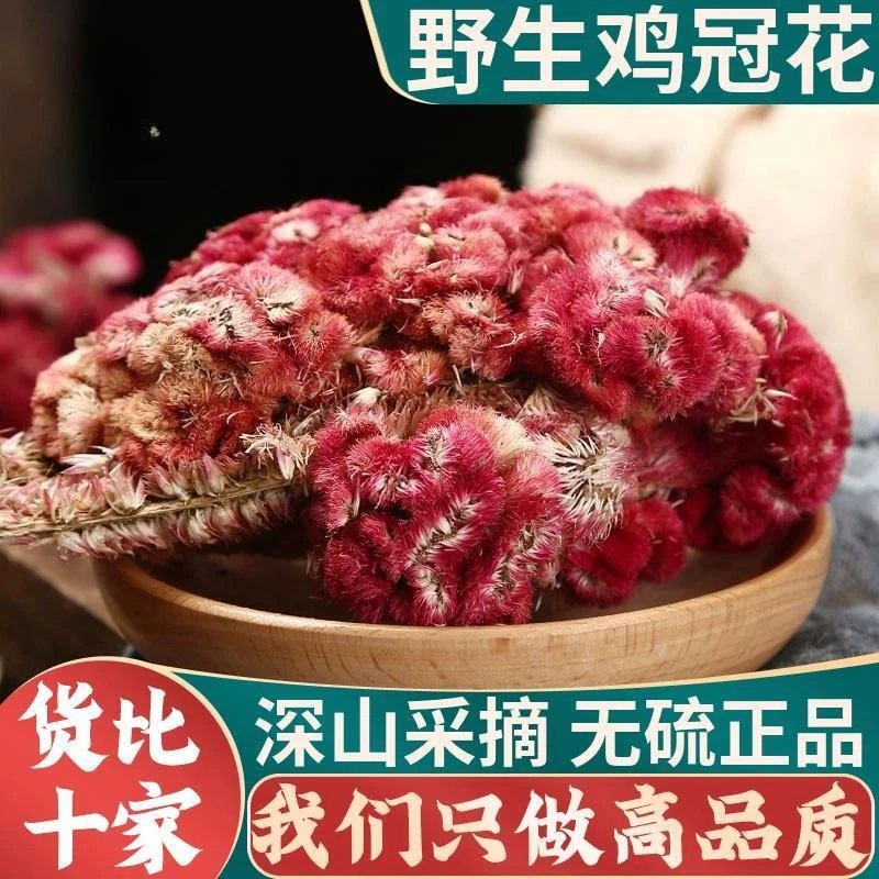 中药材红鸡冠干货红鸡冠花花鸡髻花鸡冠头另有白鸡冠花金银花手工