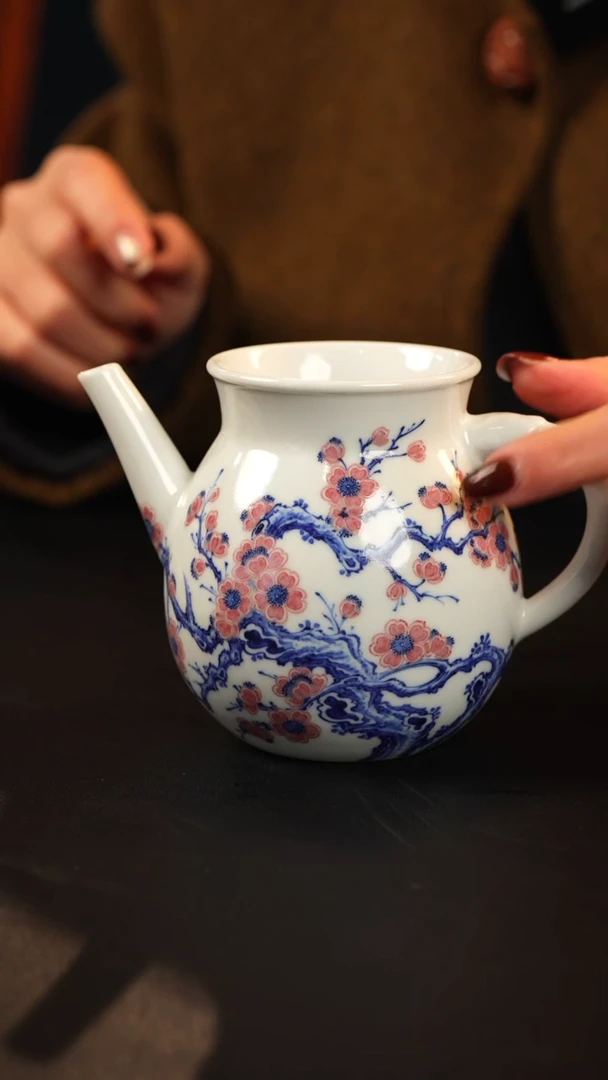 【闪购商品】陶瓷杯 霖南堂 红梅迎春公道杯