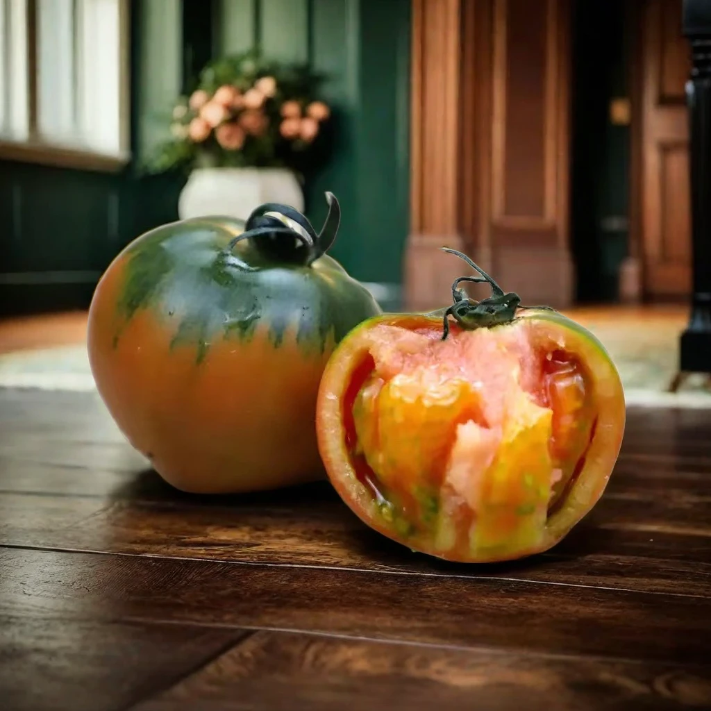 盘锦碱地铁皮西红柿丹东水果看球西红柿铁皮柿子碱地柿子夏日清凉