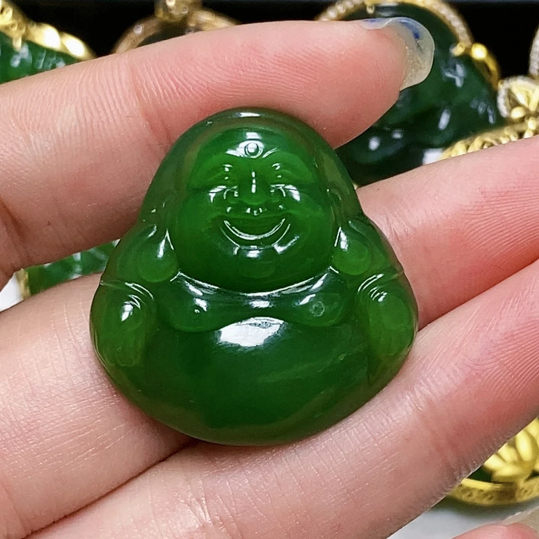 和田玉(碧玉)颈饰未镶嵌