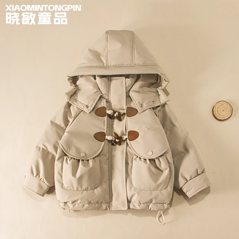 松紧边口袋羽绒服3C3442