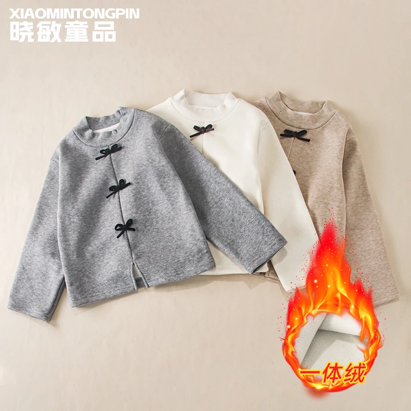 蝴蝶结开叉打底T恤3C3486