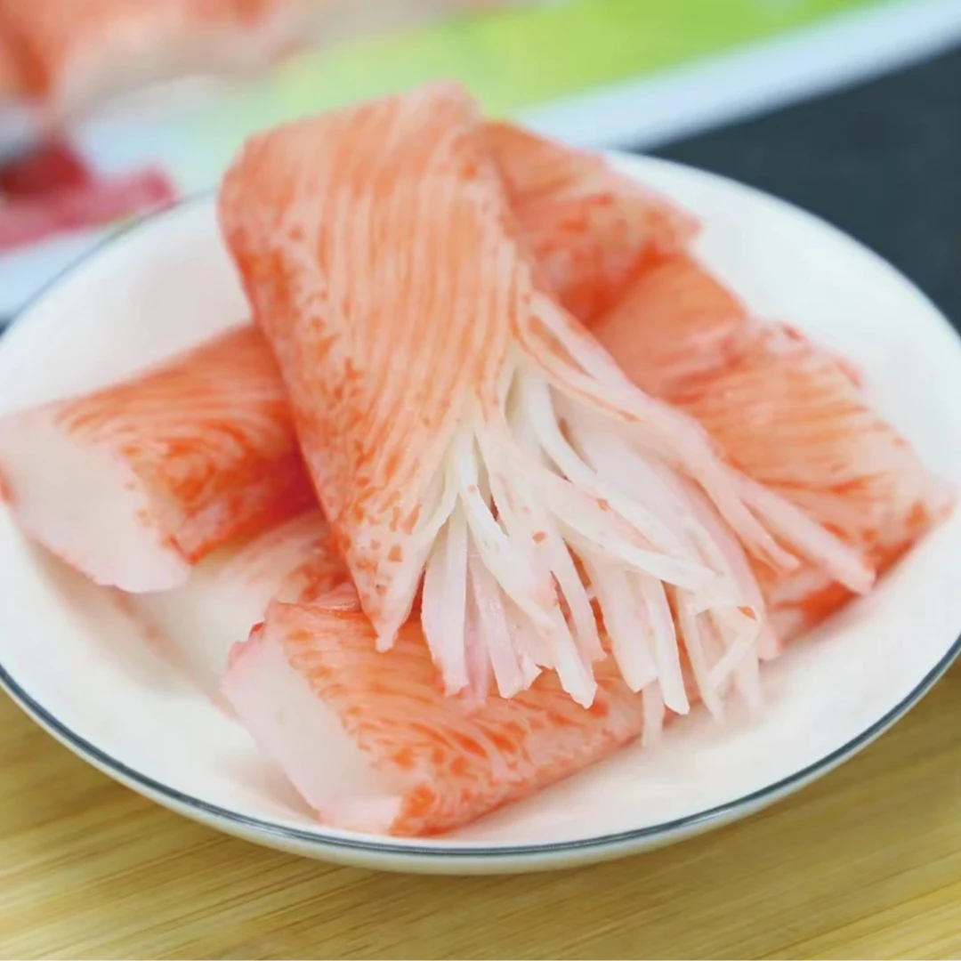 手撕蟹味柳 开袋即食 鳕鱼蟹味柳90克/包*12包