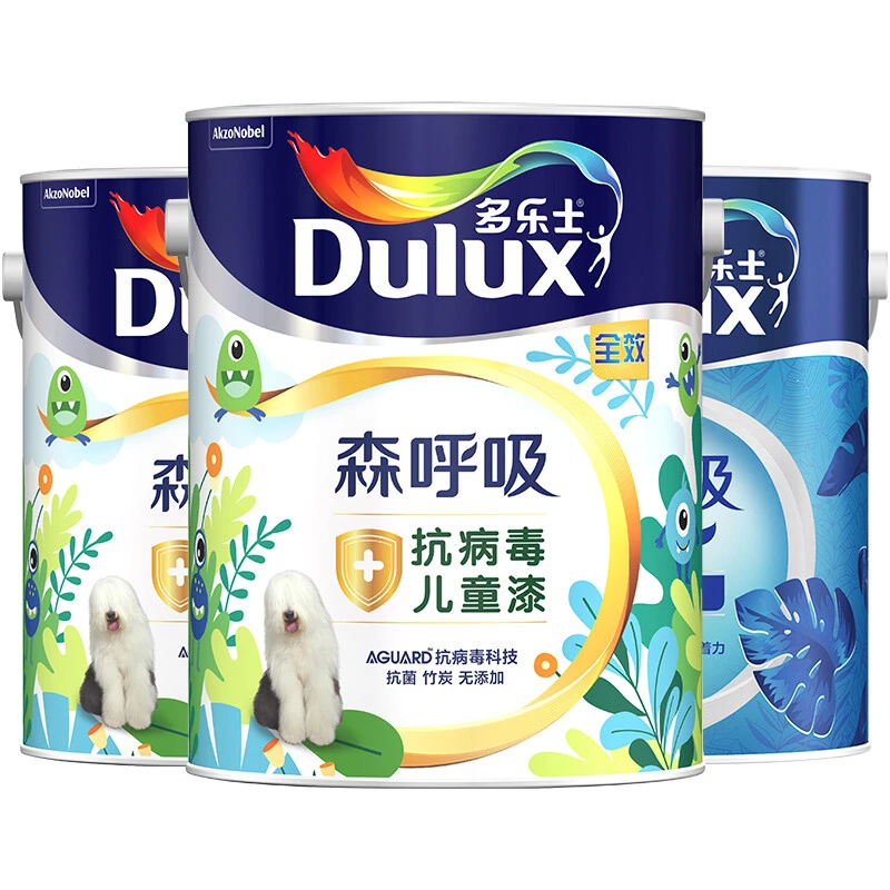 多乐士(Dulux)森呼吸抗病毒全效儿童漆内墙乳胶漆 油漆涂料墙面漆
