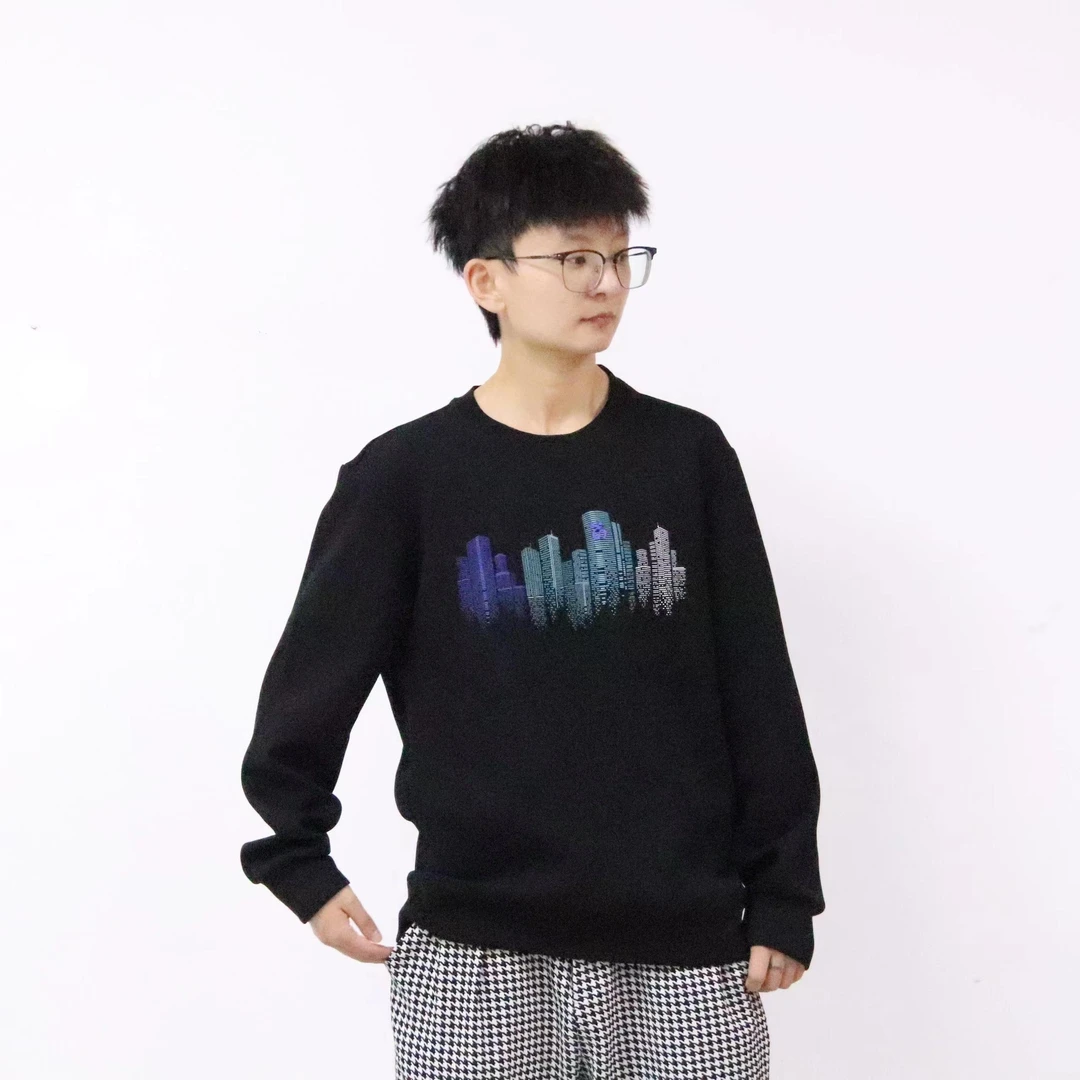 品牌重磅棉 男女款 高品质针织卫衣 238012