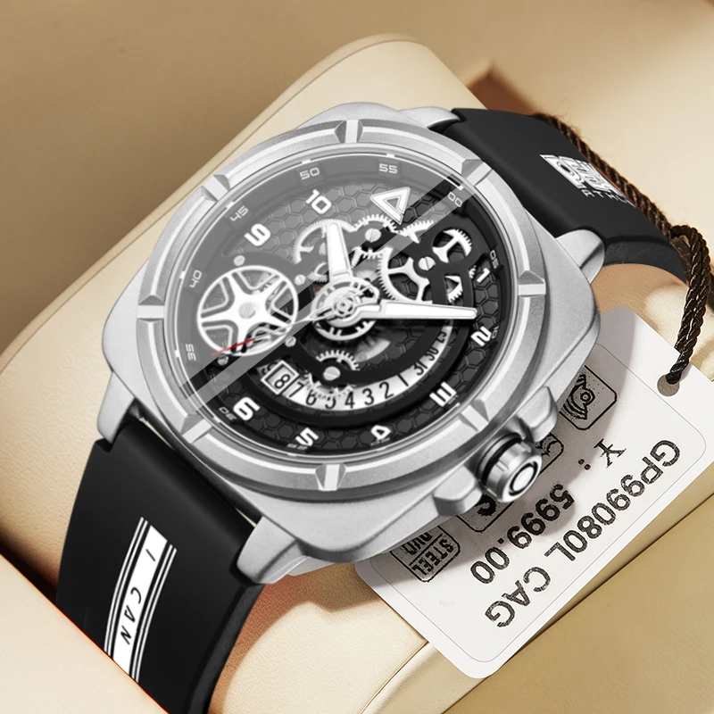 匹克正品手表男士高级机械感2025新款学生运动防水夜光男款石英表