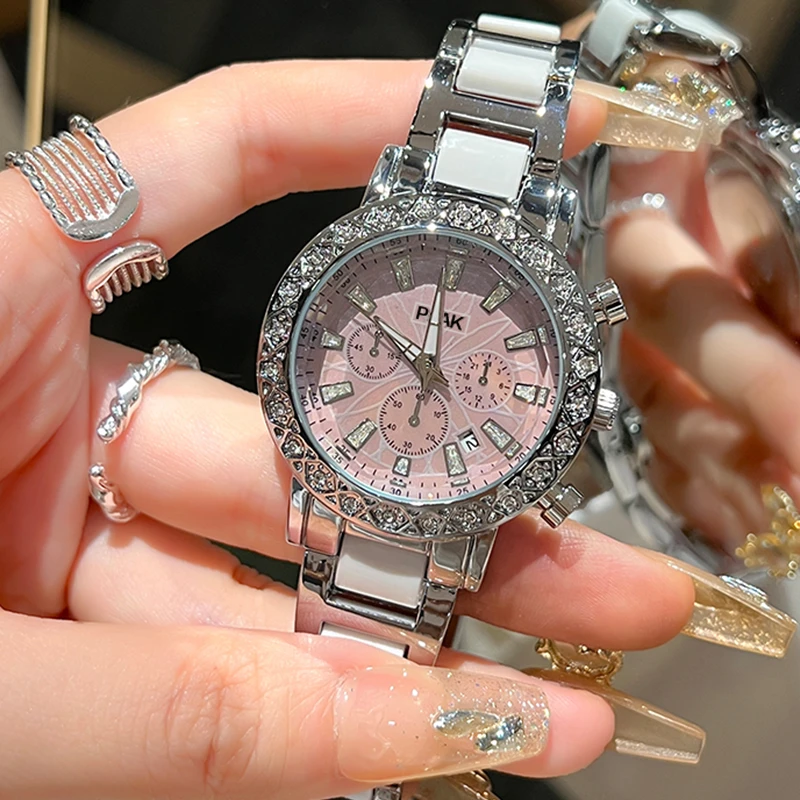 匹克正品梦幻女神手表女士2025新款镶钻腕表轻奢小众女气质表学生