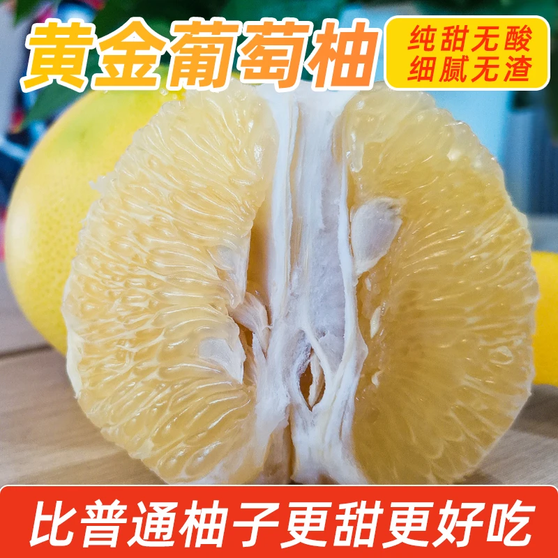 福建黄金葡萄柚 4.5斤净果数量4-7个多仓发货赠送榨汁杯
