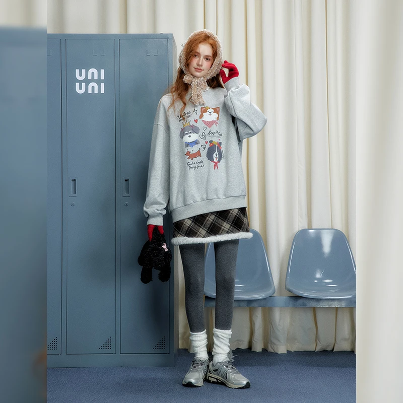 UNIFREE可爱针织毛线耳罩秋冬新款绑带耳套ins加厚保暖防冻护耳女