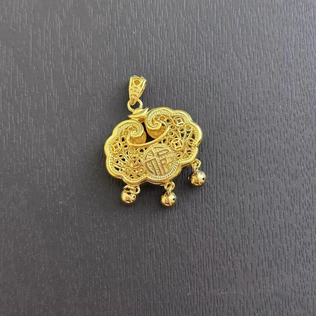 吊坠足银 【晓蕾专享】足银福字铃铛锁包 YDZ696