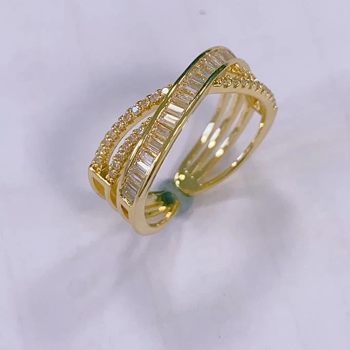 合金戒指 【晓韵专享】合金交叉戒指 HEJJ115