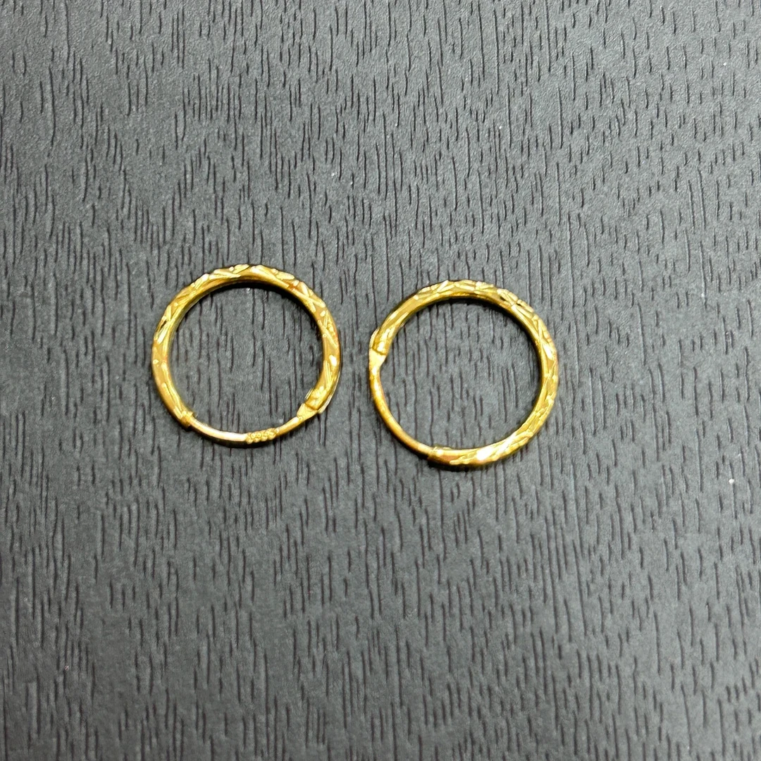 925银耳饰 【潇潇专享】925银车花耳扣 YE746