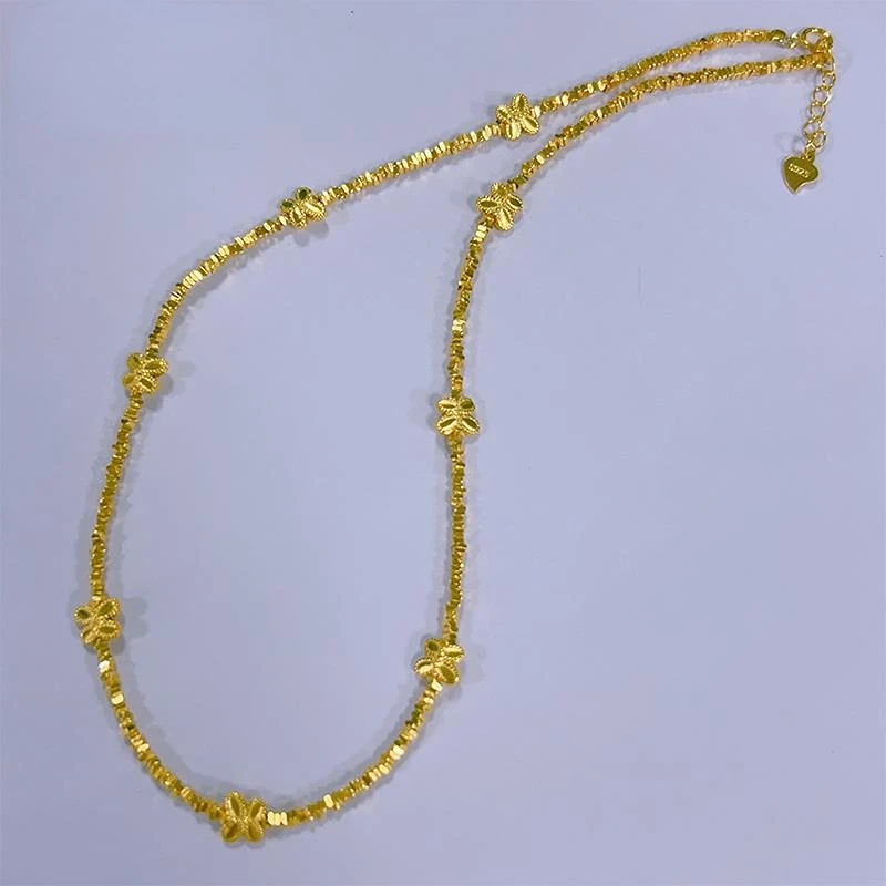 链子925银 【茜茜专享】925银碎银蝴蝶项链 YXL095