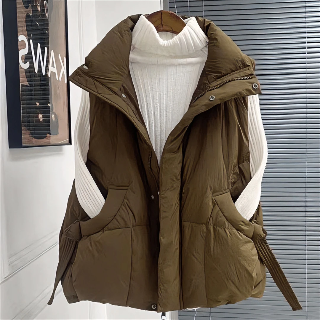 胖mm200斤欧版加厚棉服马甲女短款宽松显瘦洋气背心外穿无袖棉服
