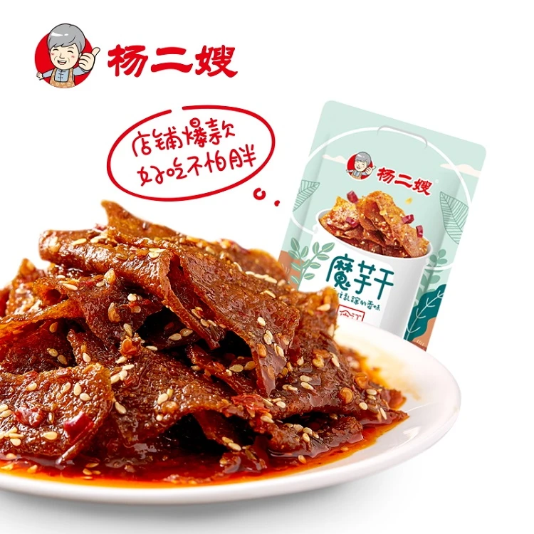 杨二嫂魔芋干香辣口味120g，湖南特产，网红爆款