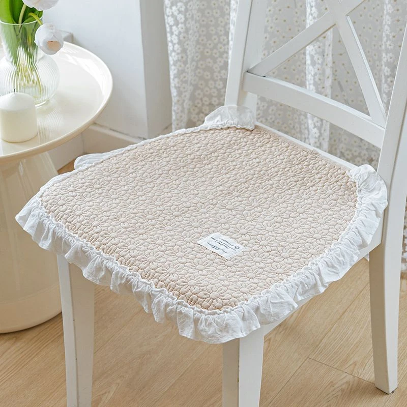 轻奢坐垫家用简约防滑透气椅垫薄款久坐餐桌椅子垫马蹄形凳垫屁垫