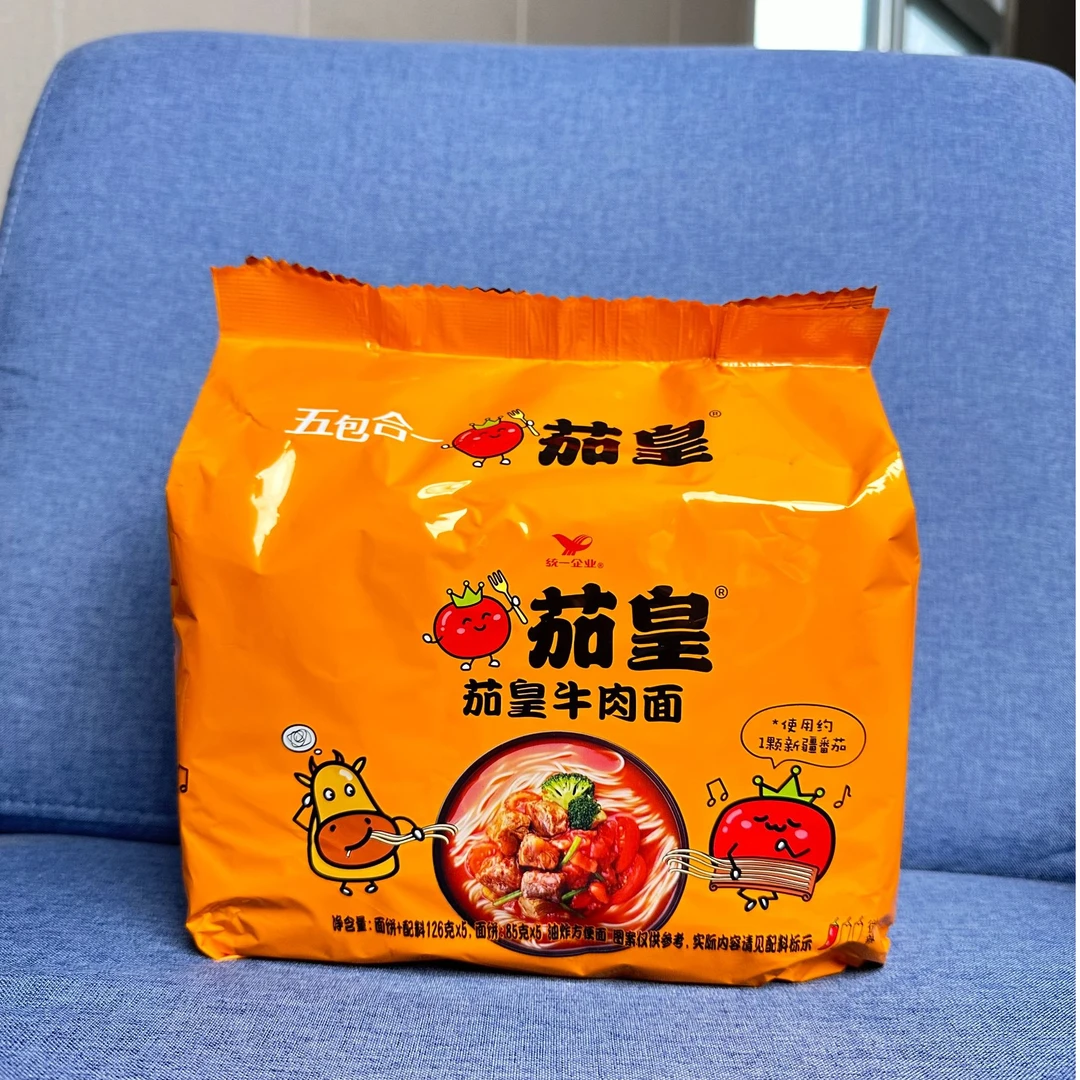 【月月专属】统一茄皇牛肉面5连包