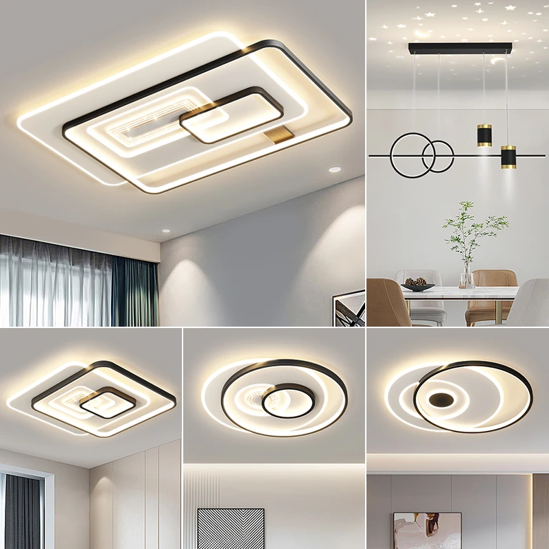 【顾家】客厅灯主卧餐厅现代简约大气主灯LED超亮卧室吸顶灯节能