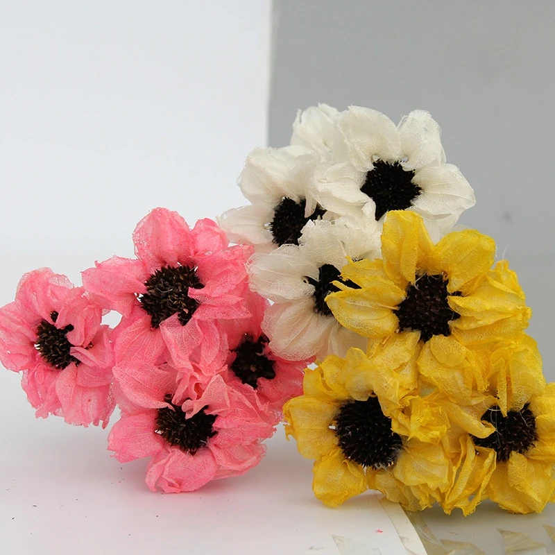 【花落谁家】芙蓉花通草花手工花家居干花装饰道具插花摆件厂家批发